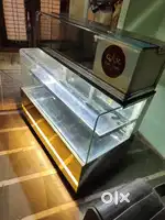 Freezing mithai + namkeen counter