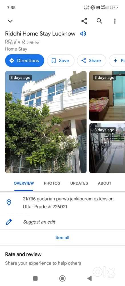 One room set with attached kitchen and bathroom