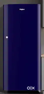 190L , Whirlpool Refrigerator, 2 Star, Navy Blue Colour