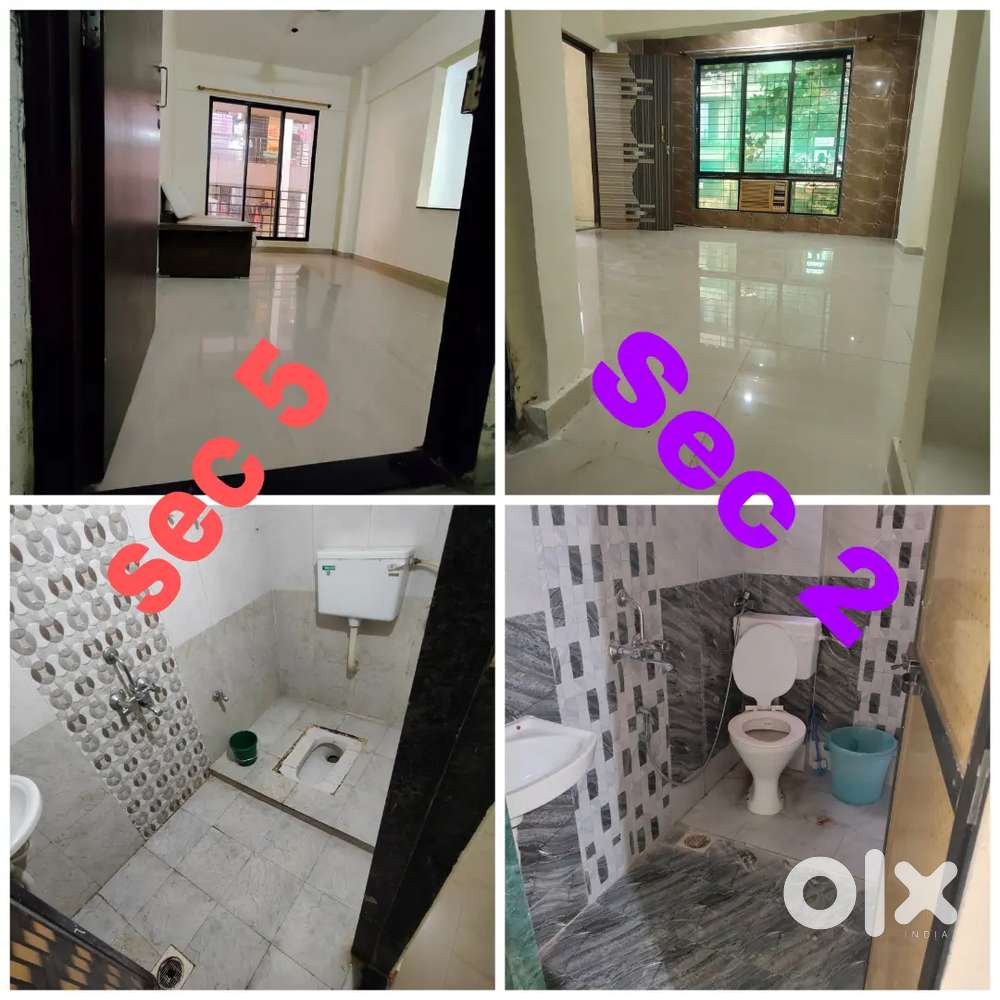 in ULWE SEC 5 & sec 2 1RK flat available on Rent