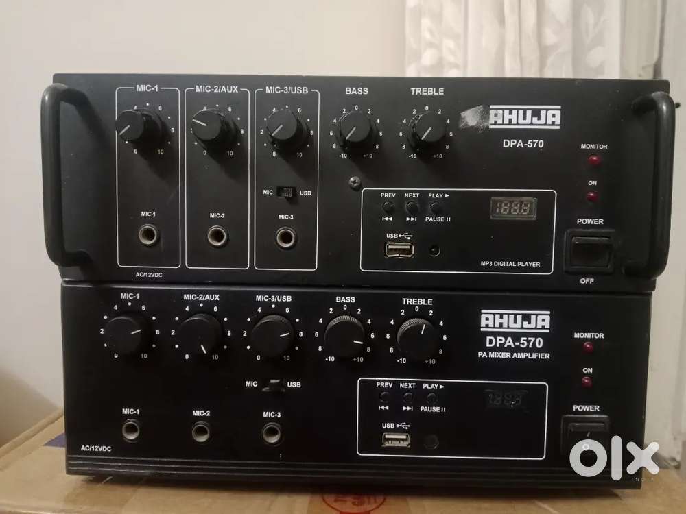Ahuja dpa 570 pa mixer amplifier working