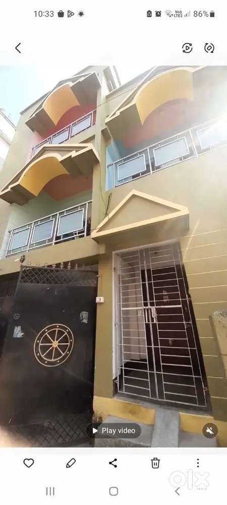2bhk flat for rent near Xavier's International School santinagar