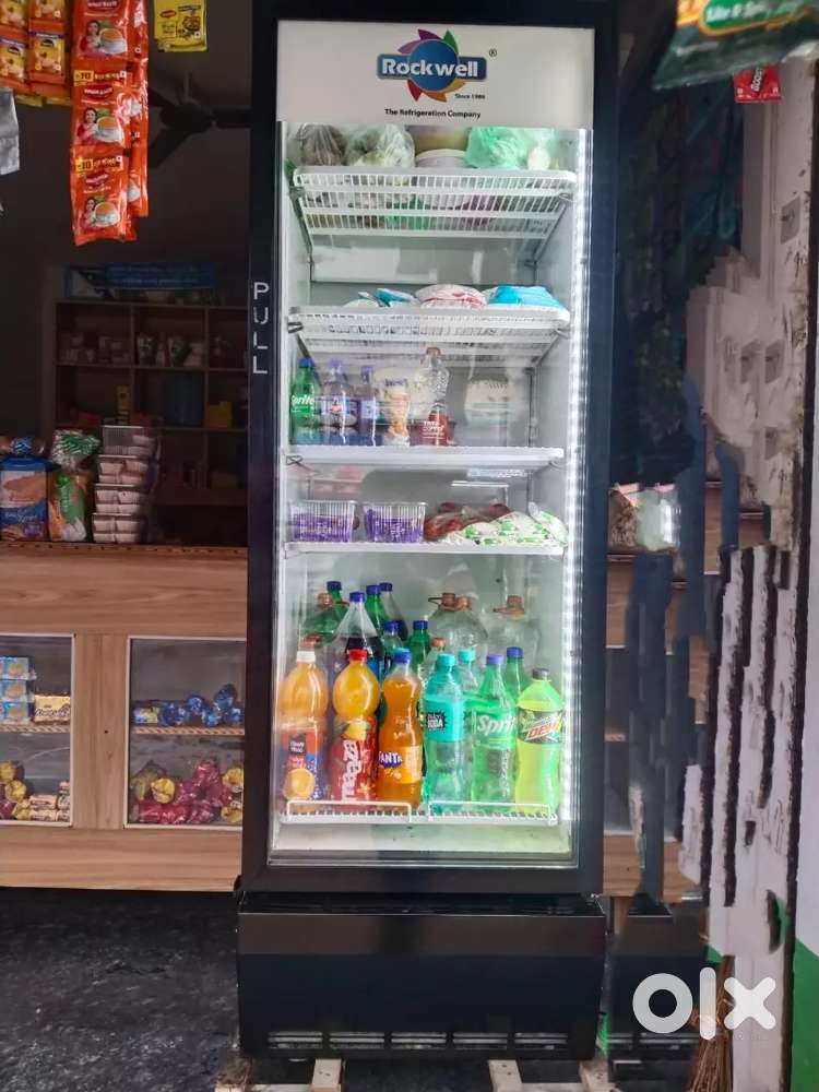 Rockwell 358 lts glass door fridge for sale