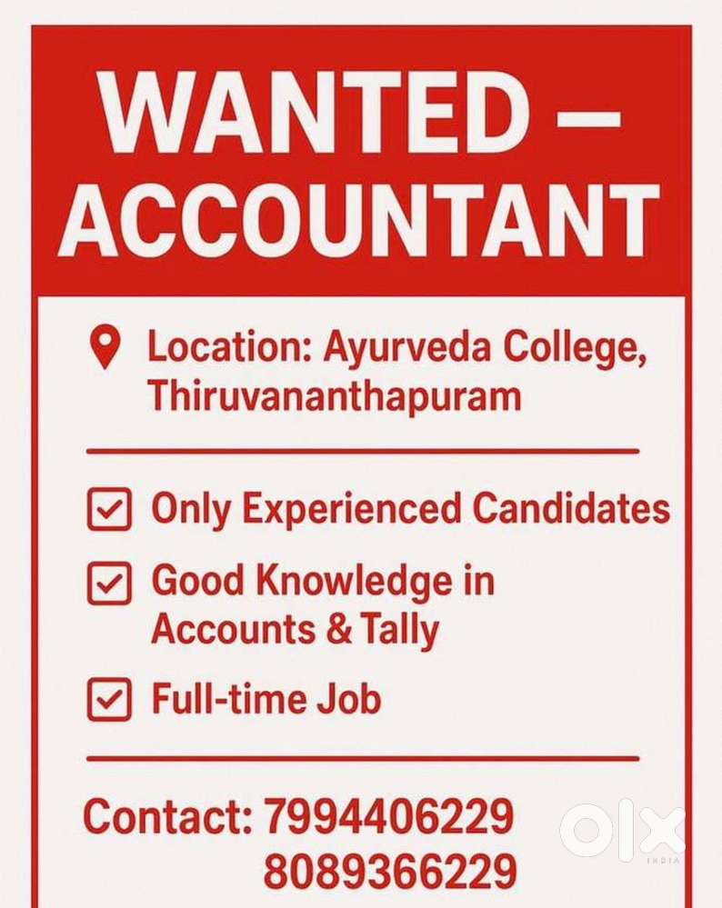 Wanted accountant