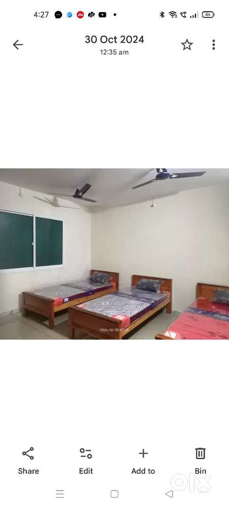 Pg for professional men including homely food