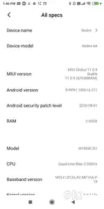 2gb and 32gb redmi 6A