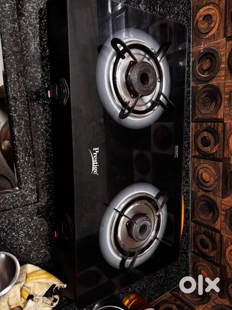 Gas Stove 2 Burner Glass