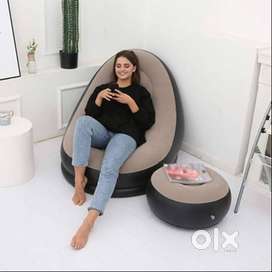 Air Sofa with Electric Pump – Comfortable, Portable & Easy to Inflate