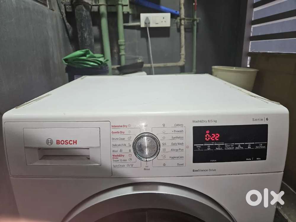 Bosch front load 6 series washing machine 8 kg