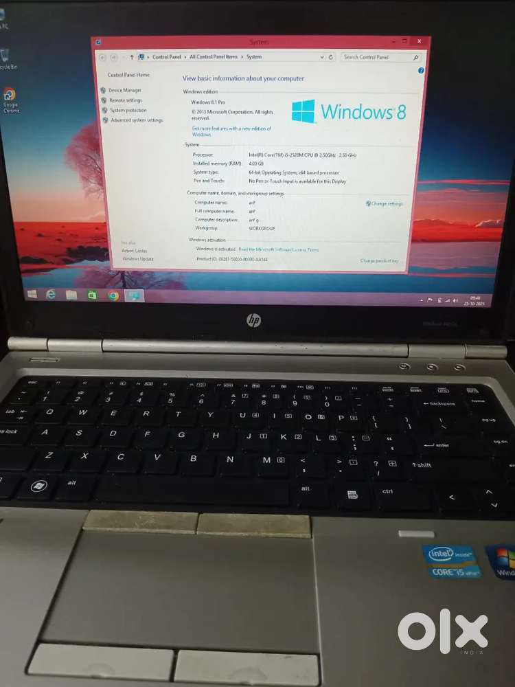 Hp laptop & laptop cooler & 2tb hdd & joystick