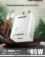 Sonilex 65W 6 Month Warranty Type-C Charger
