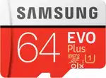 Samsung EVO Plus 64GB microSDXC UHS-I 100MB/s Memory Card with Adapter