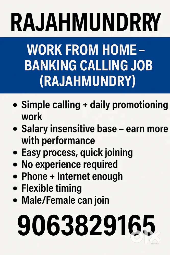 WORK FROM HOME BANKING PROSESS