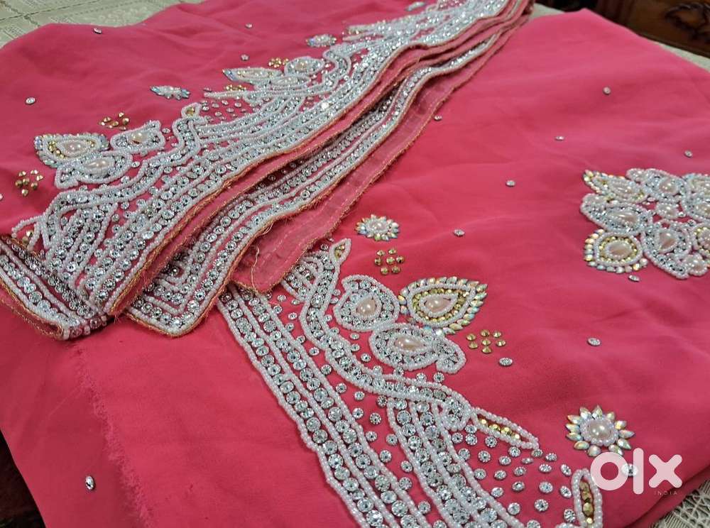 Stone work dress material