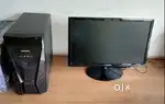 Desktop Core i5 i3 LED all pc set with 1yr warrantyyy
