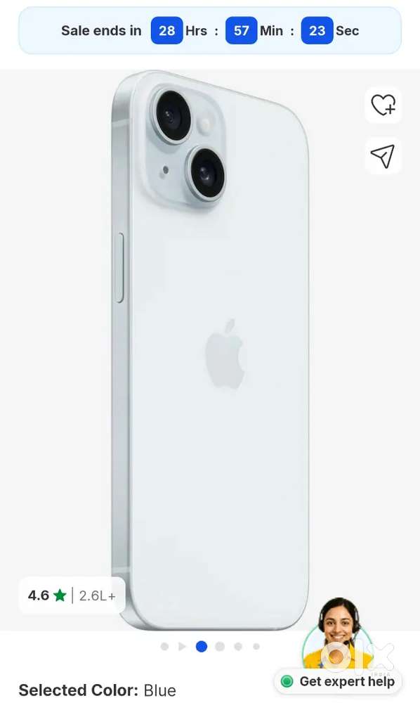 I phone 15 (128gb) battery health 90