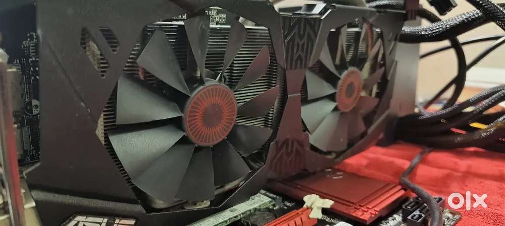 Asus strix GTX 970 4gb graphics card dual fan available