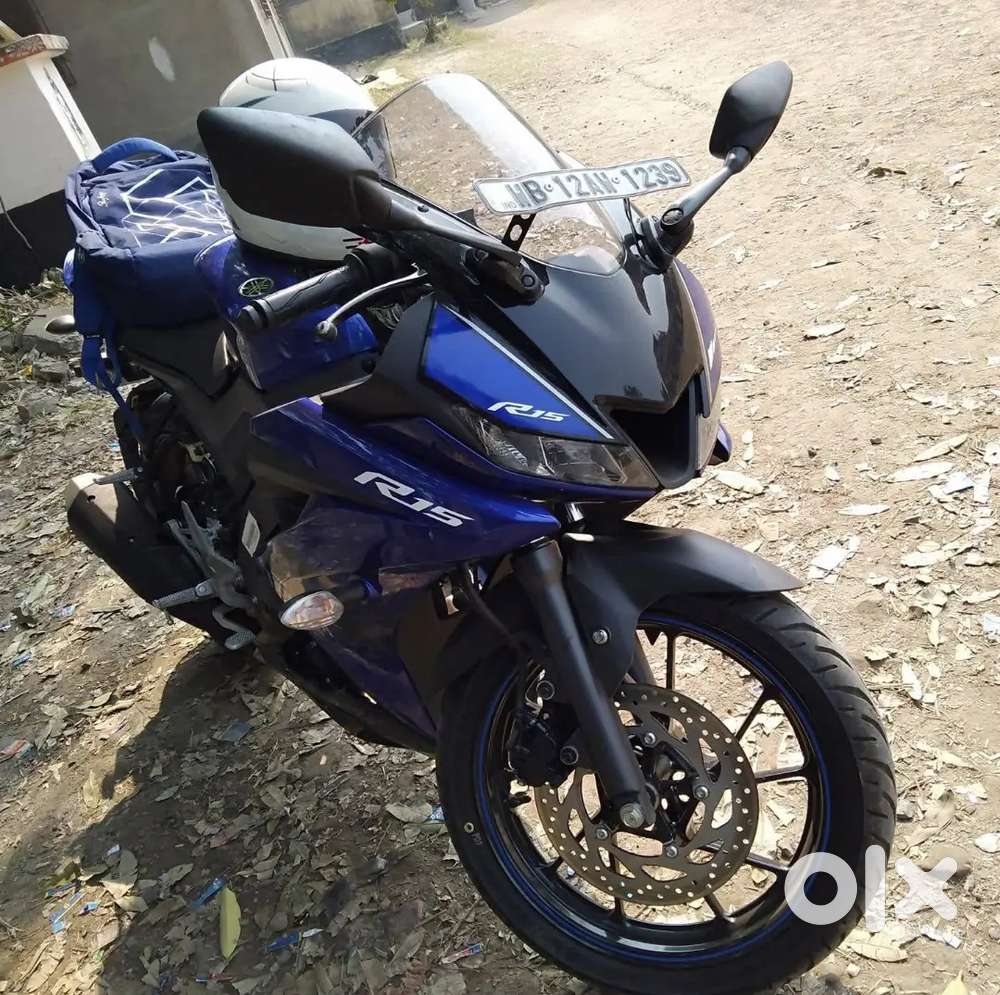 2018 yamaha R15 v3 bs4 31000 km driven