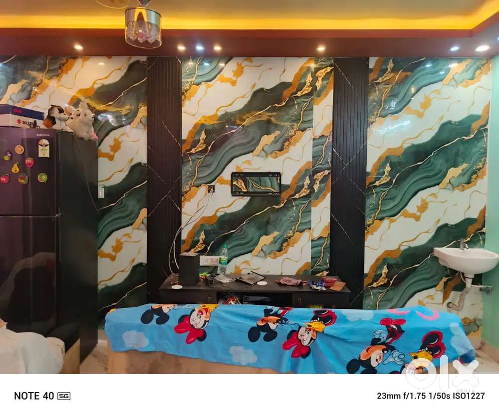 Wallpaper and floor mate wall stickers