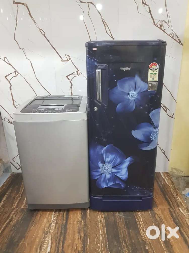 Whirlpool latest flower model refrigerator & lg washing machine*/*