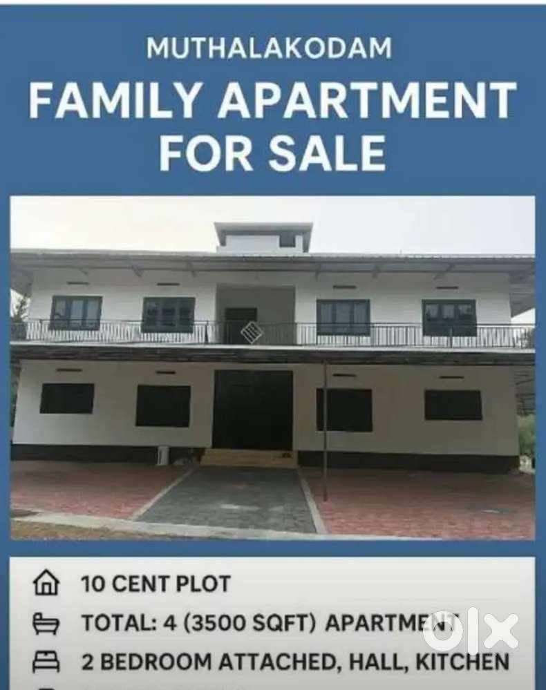 മുതലക്കോടം ഭാഗത്ത് Apartment വിൽപ്പനയ്ക്ക്