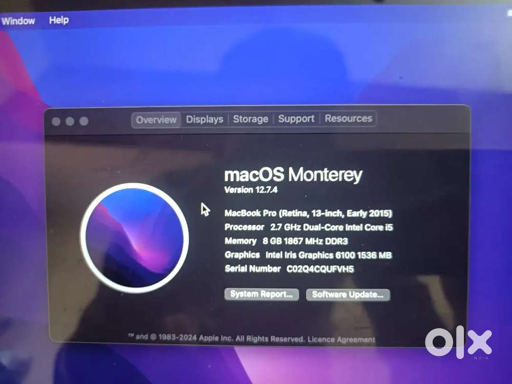 Apple Macbook Pro 2015 SSD