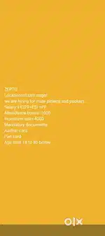 Wanted male's packing picker in Sri Ram nagar