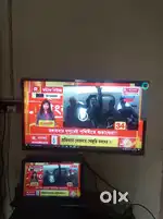 32 LED HD TV can connect with laptop and can watch YouTube facebook