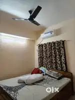 AC 2 BHK flat fully furnished nr Narayana Hospital Chunavati on Rent