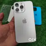 Refurbished Iphone 13pro white color 256gb storage showroom condition