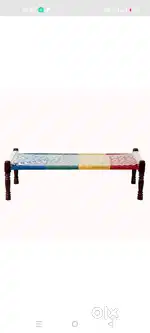 Wooden charpai cot bed restaurant furniture hotel furniture