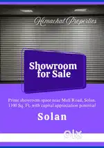 Prime Commercial Shop for Sale near Mall Road, Solan