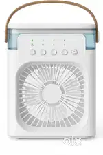 Portable Mini Air Cooler Fan with Water Tank & Humidifier – USB Rechar