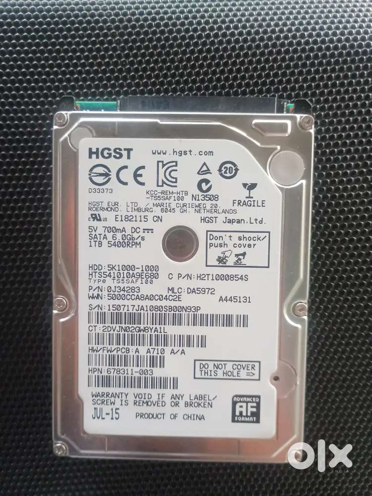 HGST 1TB OREGNAL HARD DISK