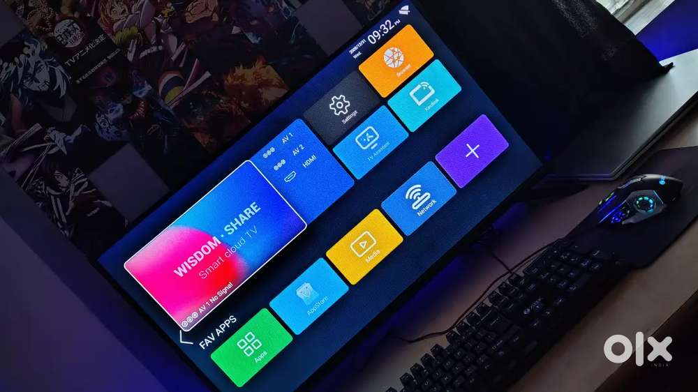 Wisdom Share Smart Cloud TV 32 Inch Frame Less