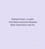 Wanted Picker Loader - Bhayander East