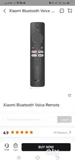 Mi TV remote New brand
