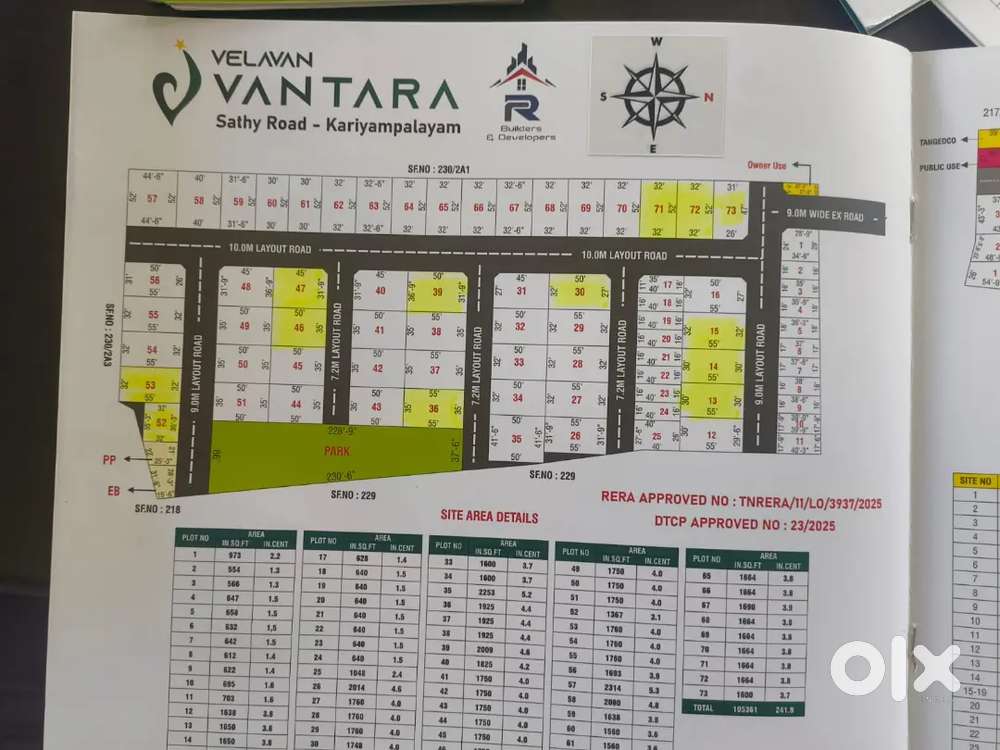 SATHY NH ROAD, KARIYAMPALAYAM PLOT