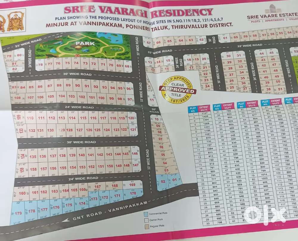 Sree vaaragi residency BI city project DTCP approved plots for sales