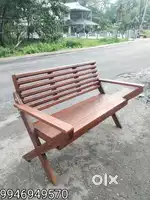 Restaurant/sitout/garden bench and chair 3 seater