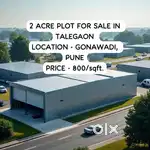 2 ACRE PLOT FOR SALE IN TALEGAON.