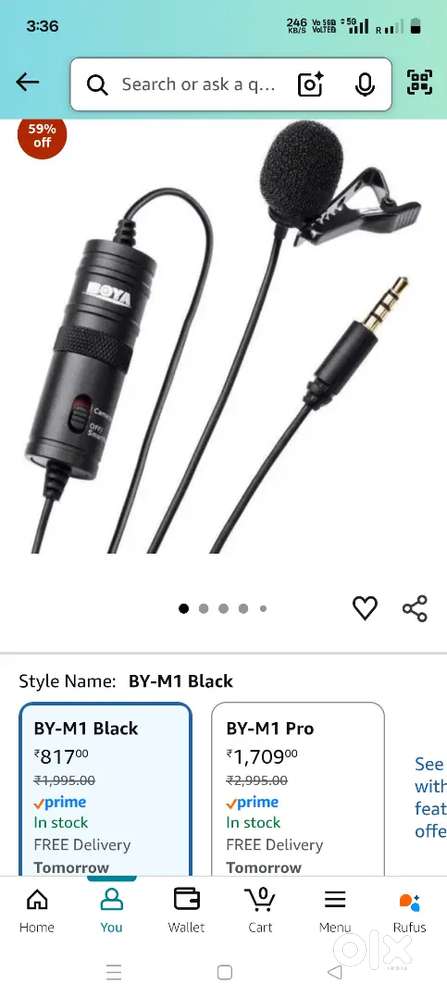 Boya mic  number keyboard  photography reflector