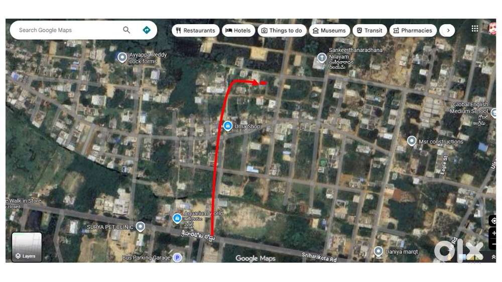 Small Plot for sale in 100 mtrs near to KRP road
