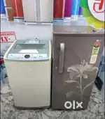 LG single door flower design grey colour fridge , AG+ fully automatic