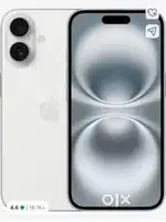 iPhone 16 white colour (128gb) box pack