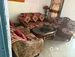 Sofa set with one no setti box and table