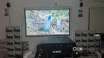 RD2 Projector 350Inch 4K 3D Watch Movies Cricket For Home Office Cafe