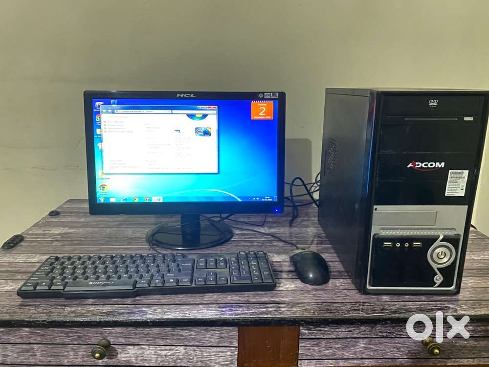 Desktop Computer – Good Condition – With Monitor, Keyboard & CPU