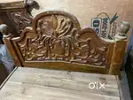 Pure teak wood double cot (2 single cots)