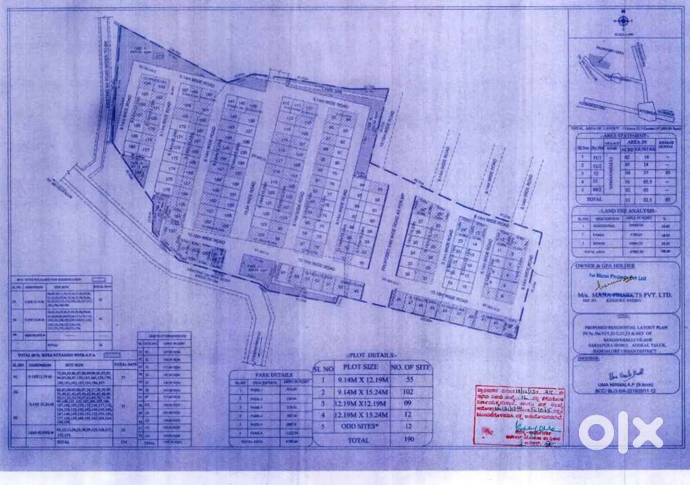 BMRDA approved E khatha